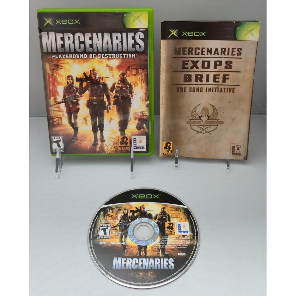 Mercenaries: Playground of Destruction - Xbox - Complete in Box (CIB) - Tested - Picture 1 of 12